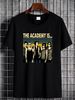 The Academy Is Band Vintage T Shirt ConcerT GifT For Friends And Family Breathable Homme Designer Clothes Summer Soft Stretched Versatile_viptrois.com