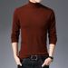 Men's High Neck Sweater Winter Warm Knit Pullover Soft Wool Blend Casual Loose Fit Long Sleeve Turtleneck Top_viptrois.com