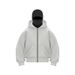 DIY Light Board Four Seasons Ins New Zipper Hooded Sweatshirt Jacket Unisex Double Hood Autumn Winter Couple Top_viptrois.com