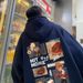 Pulse Fleece-Lined Thickened Hooded Couple Sweatshirt Men's Loose Trendy Versatile BF Ins Autumn Winter Hong Kong Style Jacket_viptrois.com
