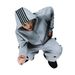 European American Foreign Trade New Digital Print Couple Men And Women Long Sleeve Hooded Two-Piece Set Youth Trendy_viptrois.com