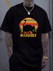 Allegedly Ostrich Letterkenny Funny Flightless Bird Lovers Black Men's T-Shirt Casual Streetwear Homme Slightly Unisex Versatile Summer Stylish_viptrois.com