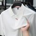 Men's Clothing Men's Short Sleeved Polo Shirt Summer New Fashion Casual Solid Color Lapel Half Sleeved T Shirt_viptrois.com
