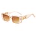 2025 New Women's Fashion Sunglasses With Personality Chain Leg Cat Eye Narrow Frame_viptrois.com