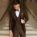Men's Clothing suits men's three piece suits business casual wedding groom best man suits slim formal suits_viptrois.com