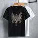 Men's Clothing Plus Size Short Sleeved T Shirt Men Plus Fat Fat Guy Half Sleeve Summer Trend Leisure 300 Pounds Large Size Men's Clothing_viptrois.com