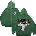 Hoodie Sweatshirt Gothic High Street Full Zipper Oversized Unisex Streetwear Y2 Jacket_viptrois.com