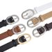 Women's women's simple and versatile jeans, belt, inset style Korean casual metal buckle, student belt batch_viptrois.com