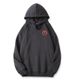 Men's Clothing 400G Silver Fox Fleece Fleece Lined Sweatshirt, Long Sleeves, Fleece Lined Drop Shoulder Hooded Sweatshirt, Tiger Head Style,_viptrois.com