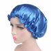 women's satin nightcap anti hair loss hair care hat personalized wood ear brim lazy sleep no heat nightcap_viptrois.com