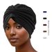 New women's ethnic style pleated turban hat Indian hat cloth hat Middle Eastern turban hat soft and comfortable watermelon hat_viptrois.com