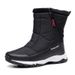 Northeast Thickened Warm Snow Boots Men And Women Winter Outdoor Ski Fashion Cotton Shoes_viptrois.com