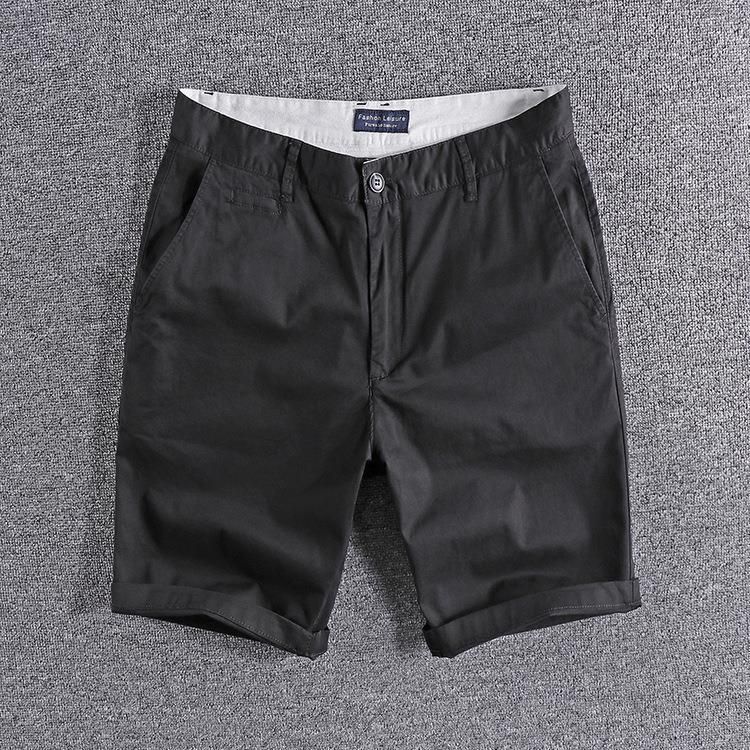 Men's Clothing Fashion Casual Shorts Washed Casual Pants Youth Trendy Shorts Men's Summer Casual Versatile Slim Shorts_viptrois.com