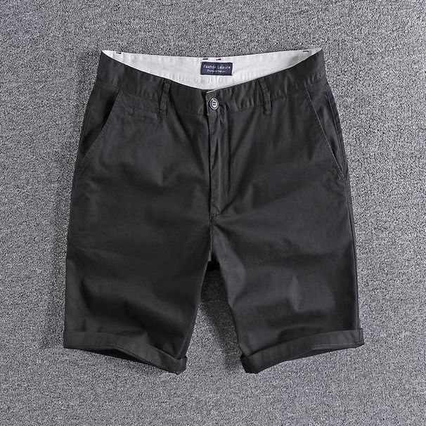 Men's Clothing Fashion Casual Shorts Washed Casual Pants Youth Trendy Shorts Men's Summer Casual Versatile Slim Shorts_viptrois.com