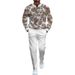 Men's Casual 3D Digital Paisley Print Tracksuit Set - Trendy Autumn Outfit With Long Sleeve T-Shirt & Jogger Pants_viptrois.com