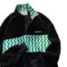 Men's Clothing Color Matching Long Sleeved Polo Shirt Men's Fashionable All Match American Retro Loose Half Zip Sweatshirt Trend_viptrois.com