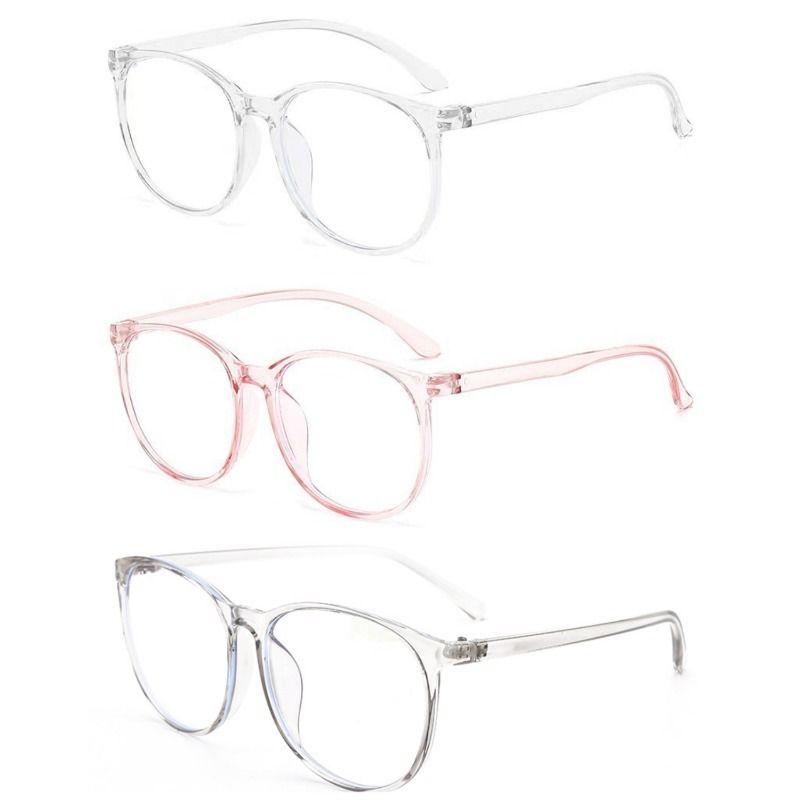 2025 Radiation For Women Retro Round Glasses Frame Anti Blue Light Eyeglasses_viptrois.com