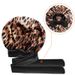 Leopard print ribbon satin sleeping cap with high elasticity and wide brim silk headscarf hat for beauty and hair care_viptrois.com