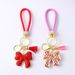 Celebrity Diamond Bow Keychain High End Cute Car Keychain Female Bag Pendant Small Gift_viptrois.com