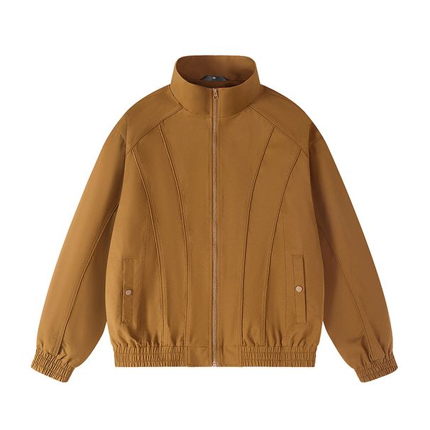 Group Buying Stand Up Collar Women, Suitable Spring And Autumn Loose American Workwear, Versatile Couples, Waterproof_viptrois.com