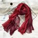 Unisex Jewelry Fashion Wool Mulberry Embroidery Silk Scarf Fashion Shawl_viptrois.com
