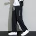 Men's Summer Ice Silk Casual Pants - Slim Fit, Breathable, Lightweight, Elastic Waistband, Comfortable For Daily Wear & Sports_viptrois.com