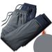 Down Cotton Pants For Men: Thickened Warm Cotton Pants For Outerwear In Autumn And Winter, Casual Double-layered Pants_viptrois.com