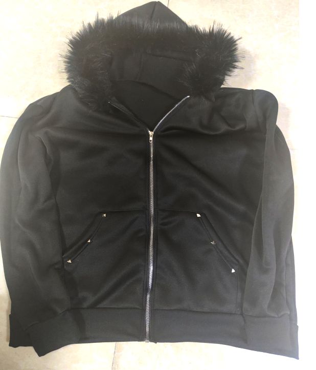 Men's Streetwear Zip-Up Hoodie With Letter Print & Rhinestone Detail - Oversized Retro Hip-Hop Pullover For Fall & Winter_viptrois.com