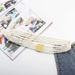 Simple Style Square Oval Flower Plastic Beaded Inlay Rhinestones Women's Chain Belts 1 Piece_viptrois.com