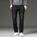 Large Size Men's Clothing European And American Style Jeans Men's Loose Elastic Washed Straight Pants Men's Slim Business Jeans_viptrois.com