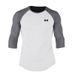 Autumn Crew Neck Sleeve Splicing T-Shirt Men's Seven-quarter Sleeve Top Slim-fit Elastic Bottom Shirt Casual Fitness Cotton_viptrois.com
