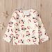 Christmas Children boys and girls Santa Claus pattern long sleeve T-shirt top children's clothing ins_viptrois.com