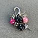Original Purple Gold Handmade Dice String Lucky Pendant Couple Bag Pendant High Value Accessories Niche Keychain Pendant_viptrois.com