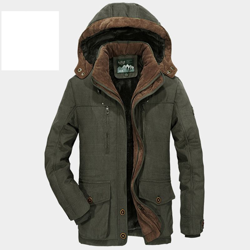 Men's winter blue three-dimensional patch bag with casual zipper cotton solid color loose type youth_viptrois.com