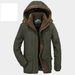 Men's winter blue three-dimensional patch bag with casual zipper cotton solid color loose type youth_viptrois.com