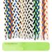 Shoe Accessories 9mm colorful double shoelaces DIY hand woven rope sweater hat drawstring literary and artistic trendy shoelace_viptrois.com