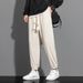 Men's Clothing Spring And Autumn Drape Design Sense Cool High Street Sports Pants Loose Straight Wide Leg Casual Trousers_viptrois.com