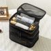 Storage Bags Mesh Cosmetic Bag Large Capacity Three Layer Toiletry Bag Double Layer Storage Bag Travel Mesh Bag Tool Storage Box Portable_viptrois.com