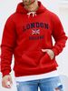 Men's Autumn And Winter Casual Fashionable Loose Hooded Sweatshirt London England Pattern Printed Warm Long Sleeved Pullover_viptrois.com