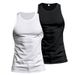 Men's Gym Training Vest American Style Quick Drying Elastic Muscle Aesthetic Racerback Two Piece Pack_viptrois.com