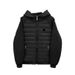 Men's Clothing Men's Clothing 25 New Solid Color Splicing Hooded Cotton Jacket Zhangzai 02 Style Light And Comfortable Casual Light Cotton Jacket_viptrois.com