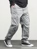 Streetwear Cargo Pants For Men – High Waist, Elastic Waistband, Lightweight & Breathable (S-XXL, Khaki/Black/Gray) – Trendy Urban Style_viptrois.com