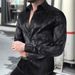 Men's Clothing Fashion Print Abstract Long Sleeved Thin Slightly Elastic Shirts_viptrois.com