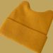 Kids'hats Yellow children's knitted hat autumn and winter all fashion winter warm windproof ear protection_viptrois.com