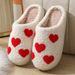 Cotton slippers winter autumn home with plush warm and dirty month shoes cartoon Halloween_viptrois.com