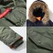 Duck Down Parka Windproof Waterproof Winter Coat With Hood, Warm Thermal Jacket For Extreme Cold Weather (-30°C To -15°C), Military Green/Black/Navy_viptrois.com