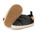 Spring and Autumn 0-1 Year Old Baby Toddler Shoes PU Velcro Baby Boys and Girls Wave Shoes Indoor and Outdoor Leather Shoes with Soft Sole_viptrois.com