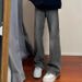 Men's Clothing High Street Retro Stitching Split Straight Jeans Men's Loose Slim All Match Casual Ins Trendy Trousers_viptrois.com