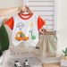 Baby Dress 2025 New Boys' Cartoon Short Sleeved Shorts Two Piece Dinosaur Car Set Summer Western Style Clothes Trendy_viptrois.com