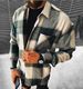 Men's Stylish Checkered Long Sleeve Shirt - Breathable Cotton Blend, Slim Fit, Casual & Office Wear, Multiple Colors & Sizes_viptrois.com